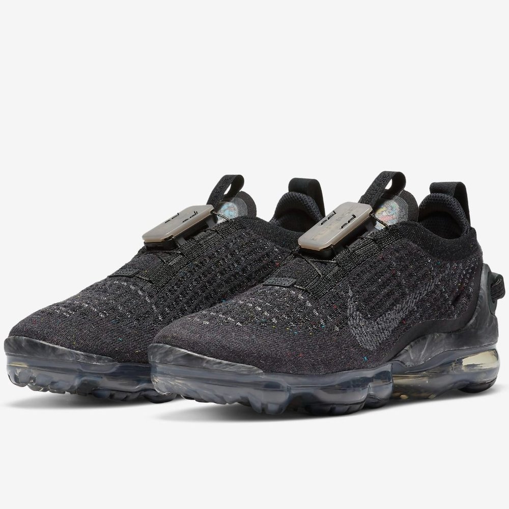 NIKE AIR VAPORMAX 2020 FLYKNIT BLACK GREY CJ6741 003 WOMEN'S SIZE 6.5 NEW DS